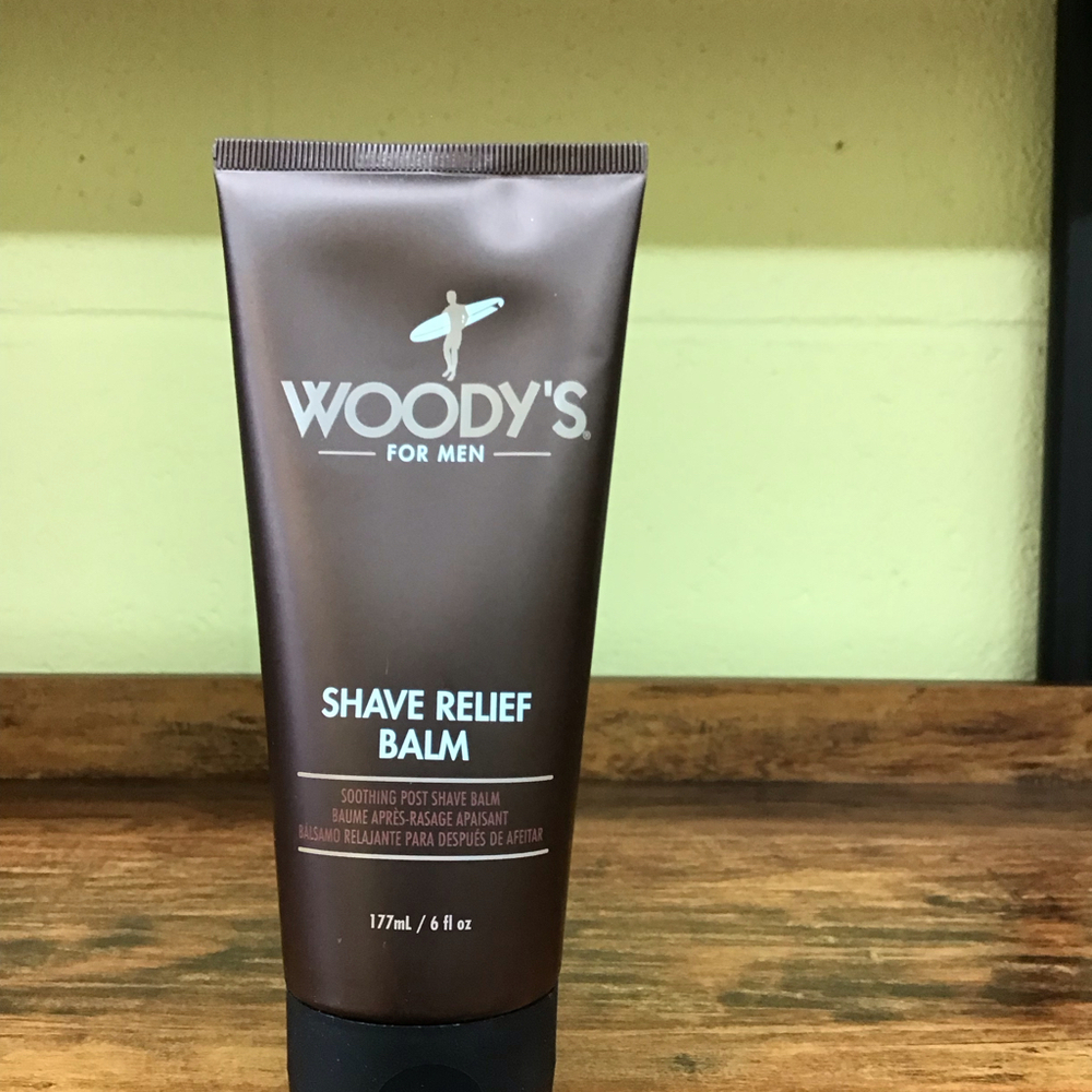 Woodys Shave Relief Balm - Post for Men, Soothing Aftershave